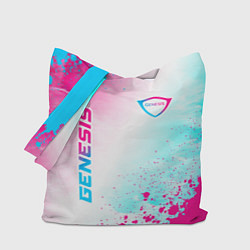 Сумка-шопер Genesis neon gradient style вертикально, цвет: 3D-принт
