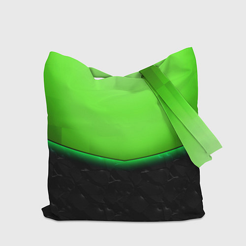 Сумка-шоппер Майнкрафт крипер / 3D-принт – фото 2