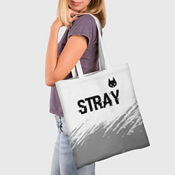 Сумка-шопер Stray glitch на светлом фоне посередине, цвет: 3D-принт — фото 2