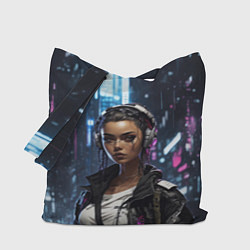 Сумка-шоппер Смуглая девушка