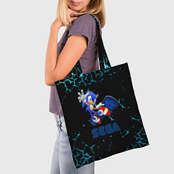 Сумка-шопер Sonic sega game, цвет: 3D-принт — фото 2