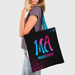 Сумка-шопер Maneskin - neon gradient, цвет: 3D-принт — фото 2