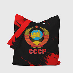 Сумка-шоппер СССР красные краски