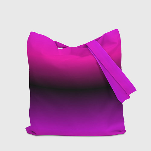 Сумка-шоппер Lil Peep фиолетовый лук / 3D-принт – фото 2