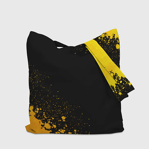 Сумка-шоппер Nine Inch Nails - gold gradient вертикально / 3D-принт – фото 2