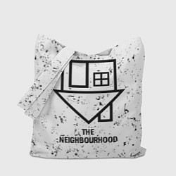 Сумка-шопер The Neighbourhood glitch на светлом фоне, цвет: 3D-принт