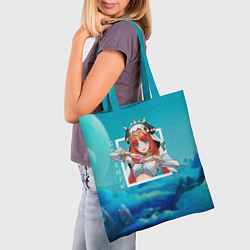 Сумка-шопер Нилу танцовщица, цвет: 3D-принт — фото 2