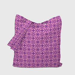 Сумка-шопер Фиолетовый орнамент, цвет: 3D-принт
