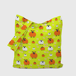 Сумка-шоппер Стадо овец в поле