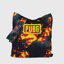 Сумка-шоппер PUBG огненое лого