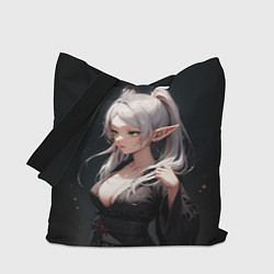 Сумка-шопер Фрирен в кимоно- Sou sou no frieren, цвет: 3D-принт