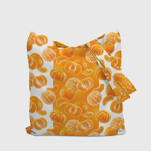 Сумка-шоппер Мандарины / 3D-принт – фото 2