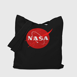Сумка-шопер NASA redlogo space usa, цвет: 3D-принт
