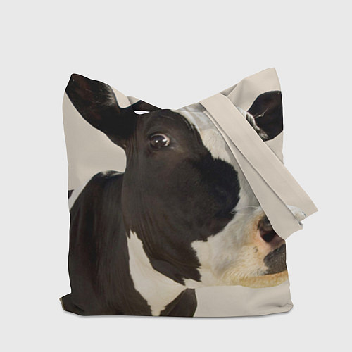 Сумка-шоппер Настоящая корова / 3D-принт – фото 2