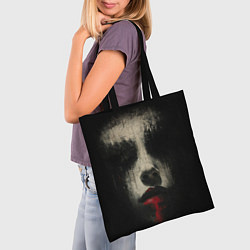 Сумка-шопер Женский портрет во тьме, цвет: 3D-принт — фото 2