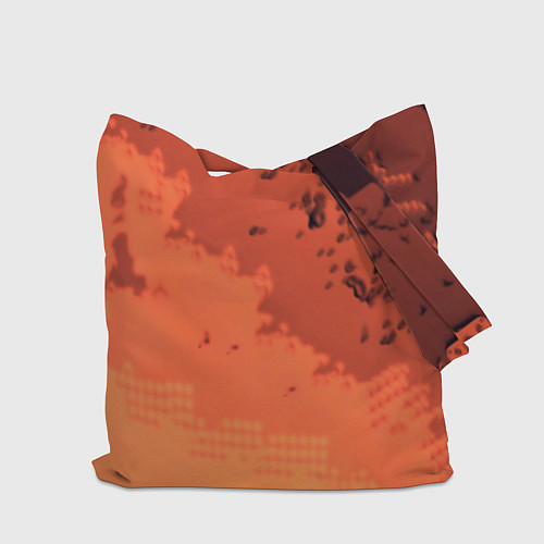 Сумка-шоппер PUBG game orange / 3D-принт – фото 2