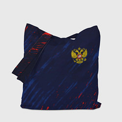 Сумка-шоппер Россия краски текстура
