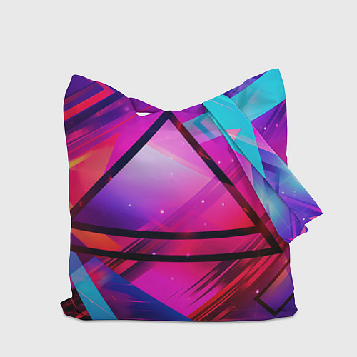 Сумка-шоппер GTA 6 logo абстракция / 3D-принт – фото 2