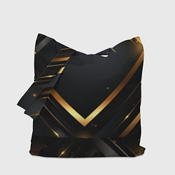 Сумка-шоппер Gold luxury black abstract