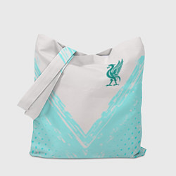 Сумка-шопер Liverpool logo texture fc, цвет: 3D-принт