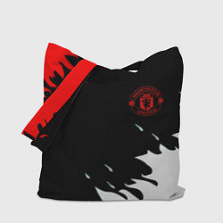 Сумка-шопер Manchester United flame fc, цвет: 3D-принт