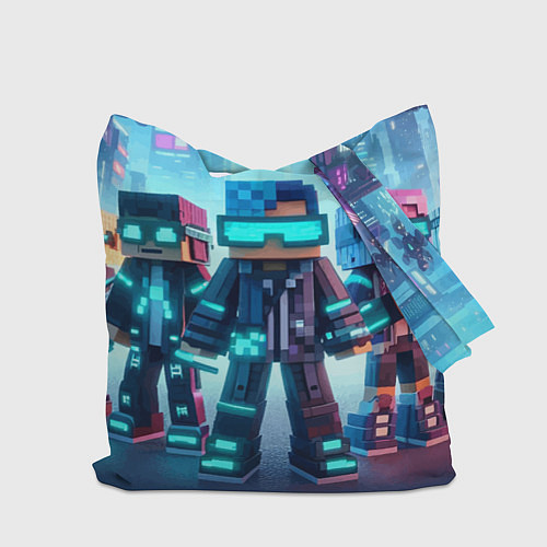 Сумка-шоппер Minecraft - fantasy ai art / 3D-принт – фото 2