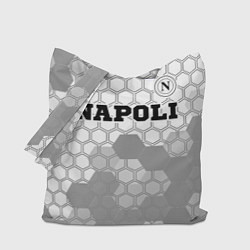 Сумка-шопер Napoli sport на светлом фоне посередине, цвет: 3D-принт
