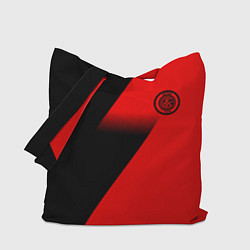 Сумка-шоппер Inter geometry red sport