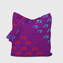 Сумка-шопер НФС лого градиент текстура, цвет: 3D-принт
