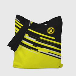 Сумка-шопер Borussia текстура спорт, цвет: 3D-принт