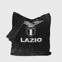 Сумка-шопер Lazio с потертостями на темном фоне, цвет: 3D-принт
