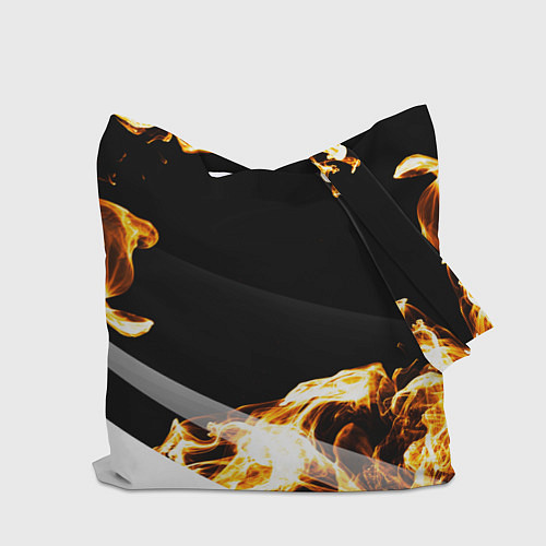 Сумка-шоппер Napoli legendary sport fire / 3D-принт – фото 2
