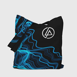 Сумка-шопер Linkin Park sound wave, цвет: 3D-принт