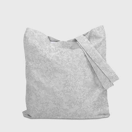 Сумка-шоппер Светло-серый текстура / 3D-принт – фото 2