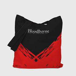 Сумка-шопер Bloodborne souls краски, цвет: 3D-принт