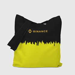 Сумка-шоппер Binance биржа краски