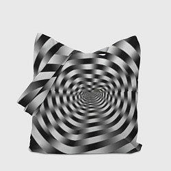 Сумка-шоппер Оптическая иллюзия спиральное заклинание