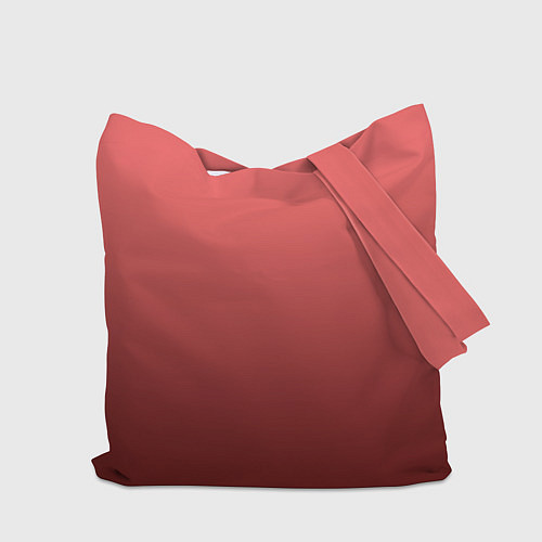 Сумка-шоппер Оттенок розовый антик градиент / 3D-принт – фото 2