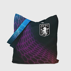 Сумка-шопер Aston Villa футбольная сетка, цвет: 3D-принт