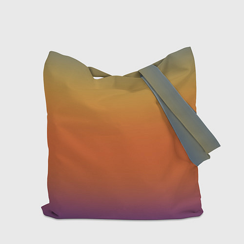 Сумка-шоппер Градиент цвета заката / 3D-принт – фото 2