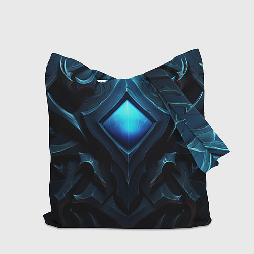 Сумка-шоппер Синие магическое свещение / 3D-принт – фото 2