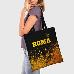 Сумка-шопер Roma - gold gradient посередине, цвет: 3D-принт — фото 2