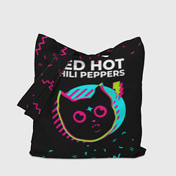 Сумка-шопер Red Hot Chili Peppers - rock star cat, цвет: 3D-принт