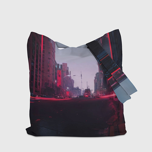 Сумка-шоппер Бронированный авто / 3D-принт – фото 2