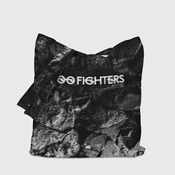 Сумка-шопер Foo Fighters black graphite, цвет: 3D-принт