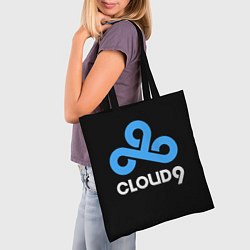 Сумка-шопер Cloud9 - esports logo, цвет: 3D-принт — фото 2