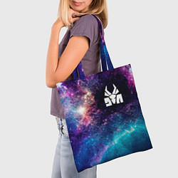 Сумка-шопер Die Antwoord space rock, цвет: 3D-принт — фото 2