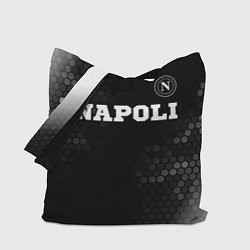 Сумка-шоппер Napoli sport на темном фоне посередине