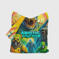 Сумка-шопер Abiotic Factor яркие монстры, цвет: 3D-принт