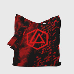 Сумка-шоппер Linkin park red logo